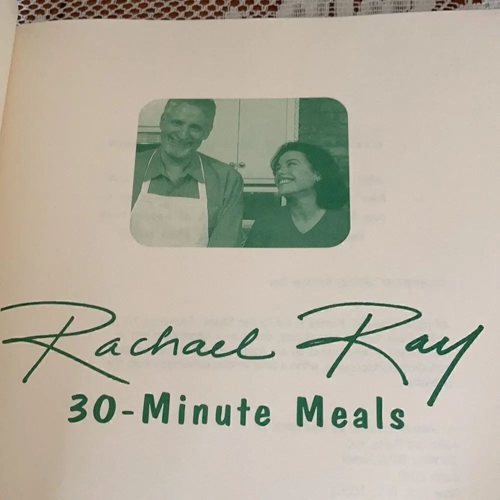 Two Rachel Ray 30-Minute Meals Cookbooks
